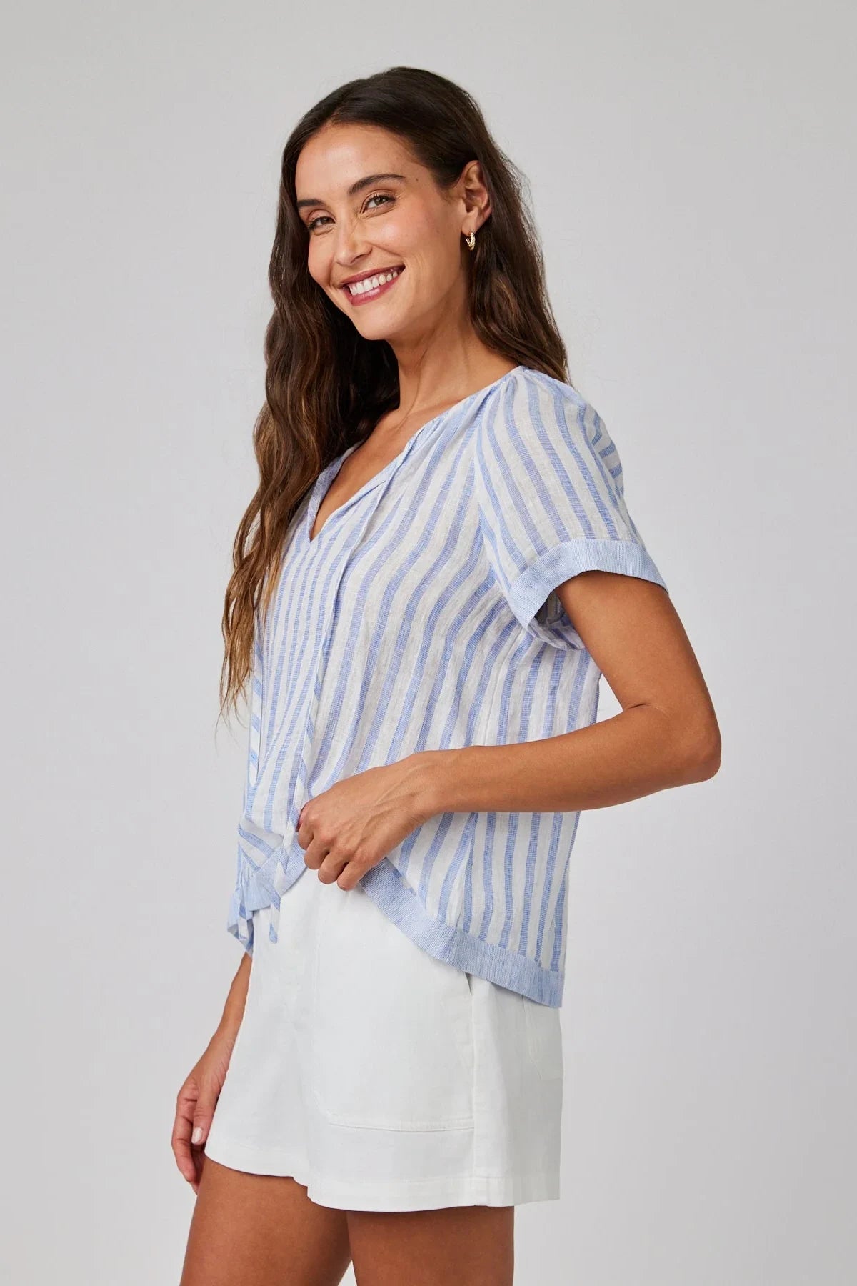 Short Sleeve Flowy Raglan Top Tops Bella Dahl