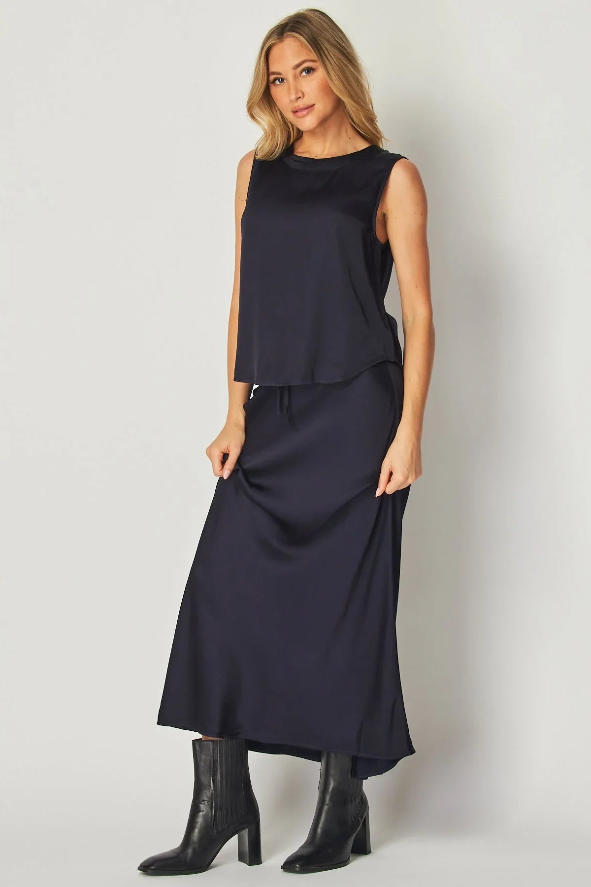 Sleeveless Crew Neck Top Tops Bella Dahl