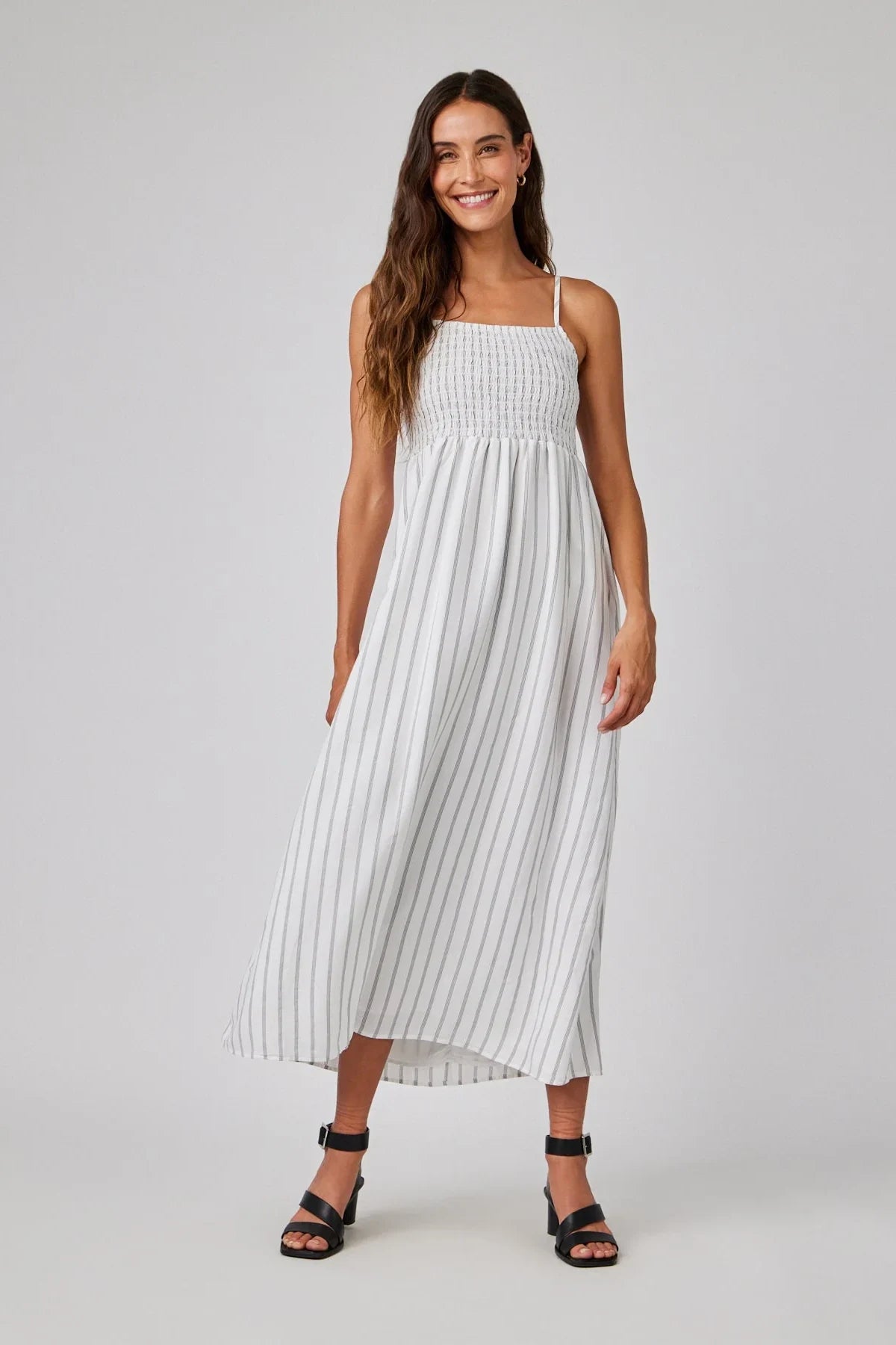 Smocked Cami Maxi Dress Dresses Bella Dahl