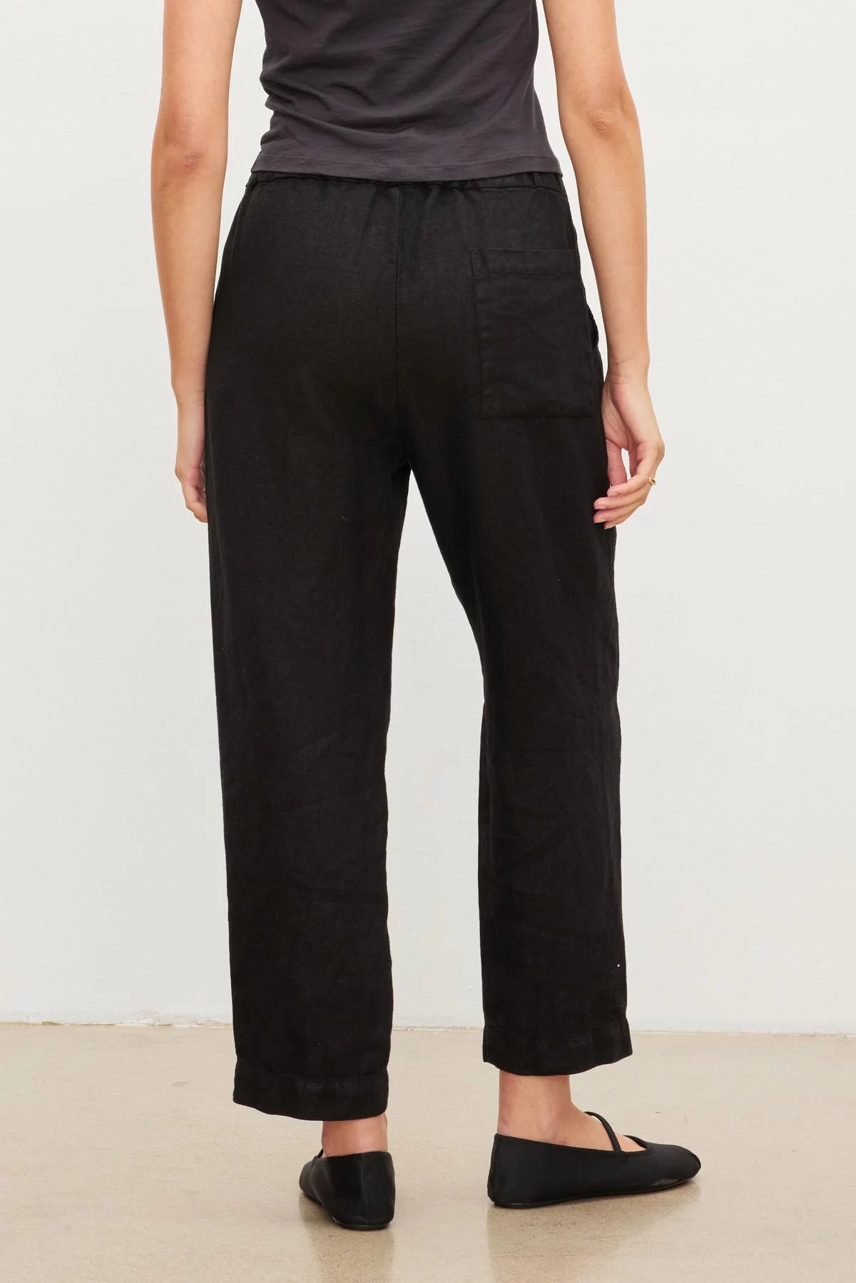 Jessie Heavy Linen Pant Pants Velvet   