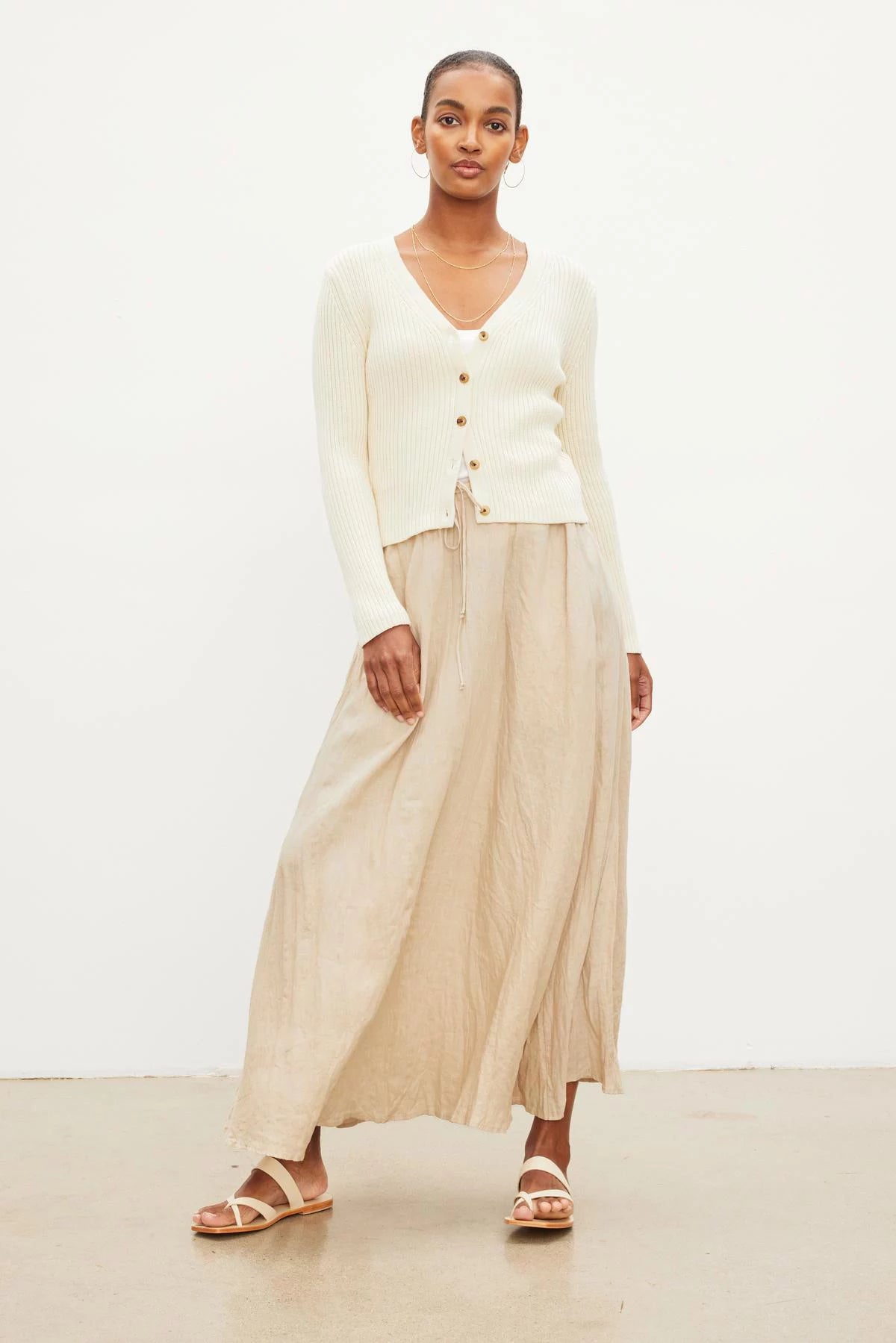 Bailey Linen Maxi Skirt Skirts & Dresses Velvet   