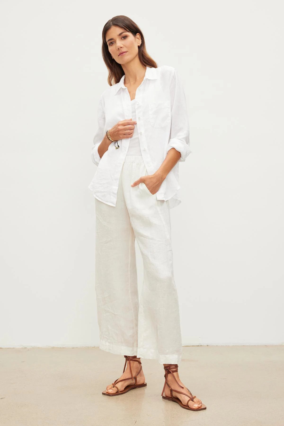 Lola Linen Pant Pants Velvet   