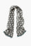 Beaded Silk Scarf Black Accessories Chan Luu