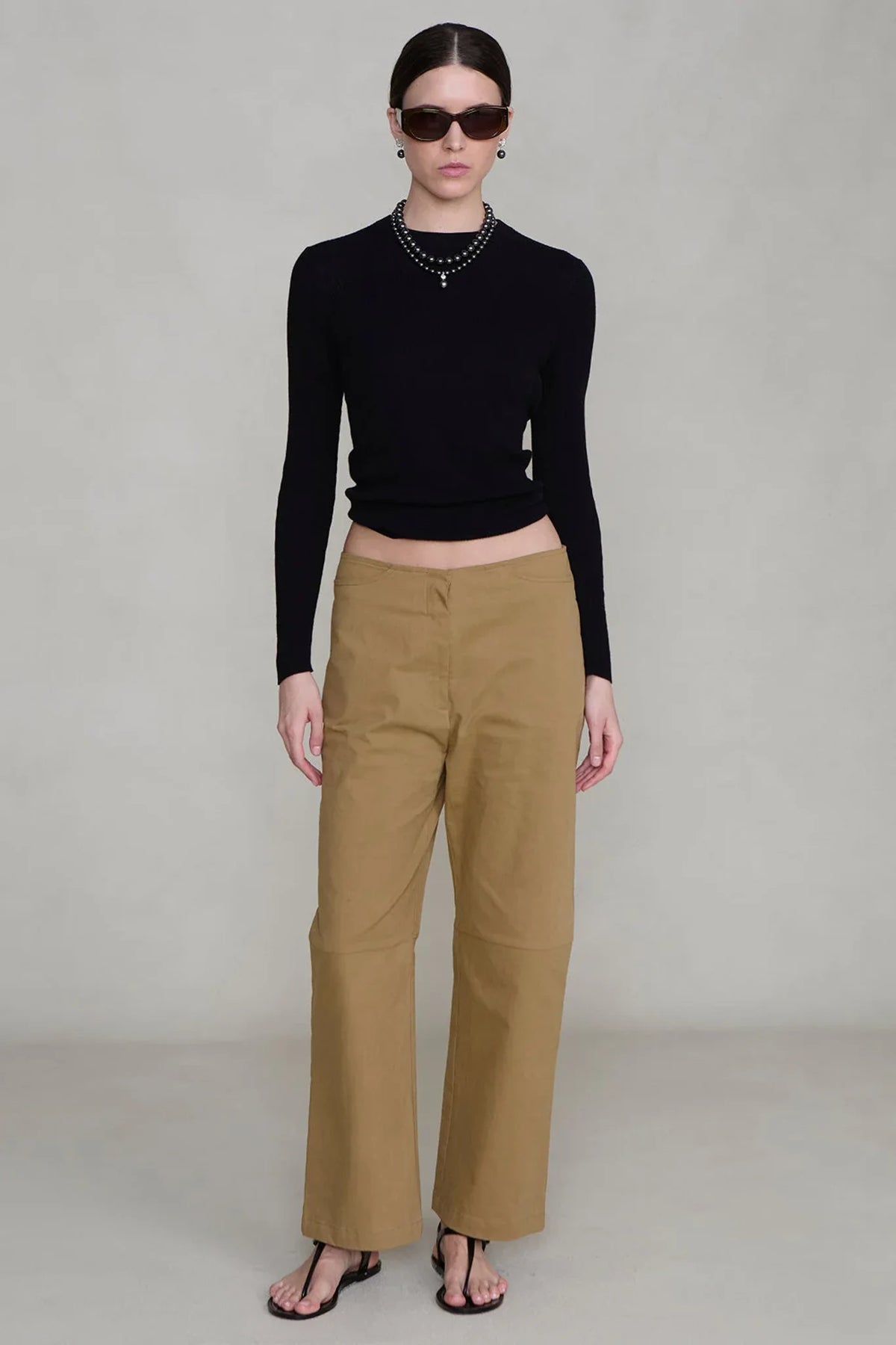 Back Snap Straight Leg Pant Pants Chan Luu