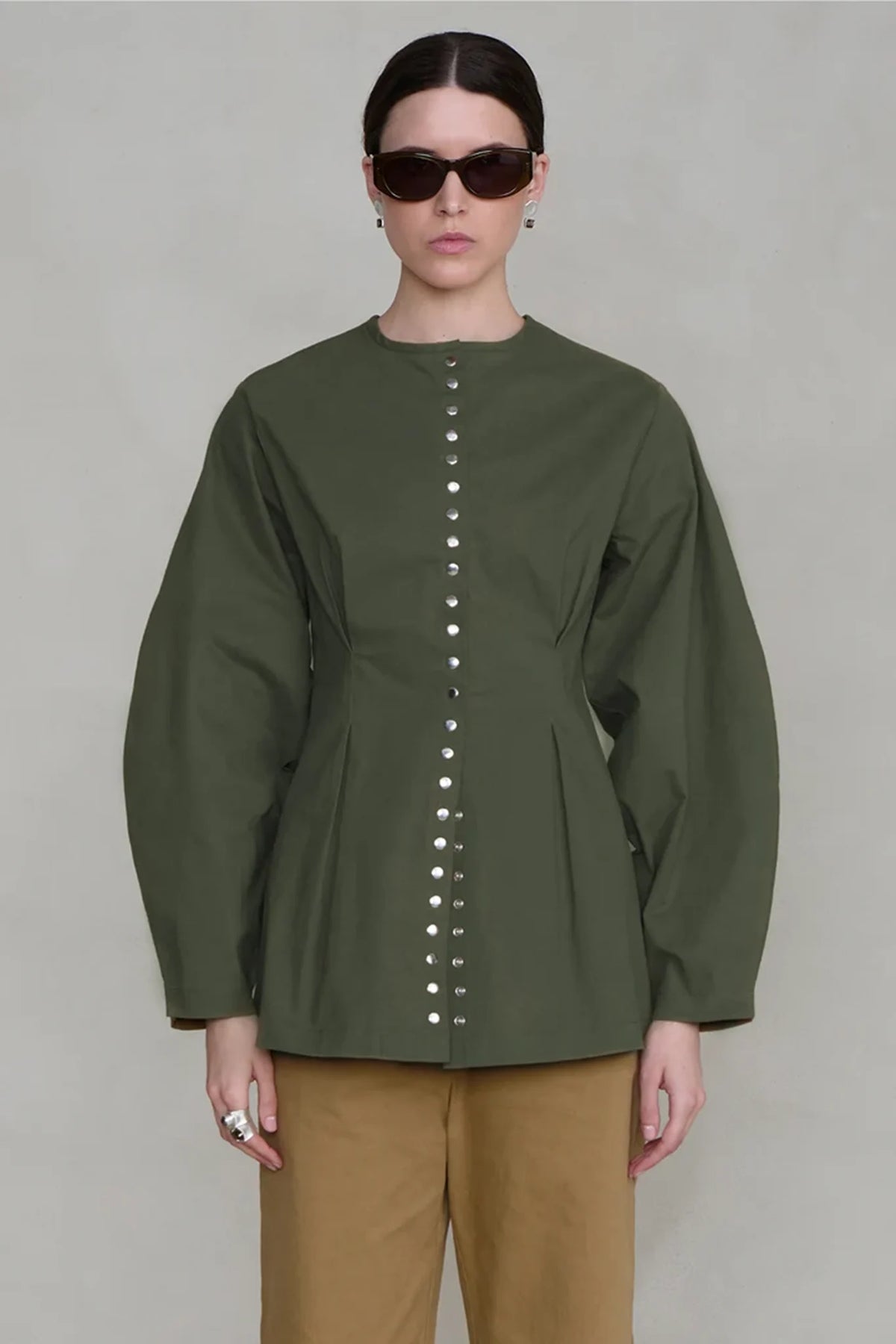 Pinch Waist Snap Jacket Jackets & Coats Chan Luu