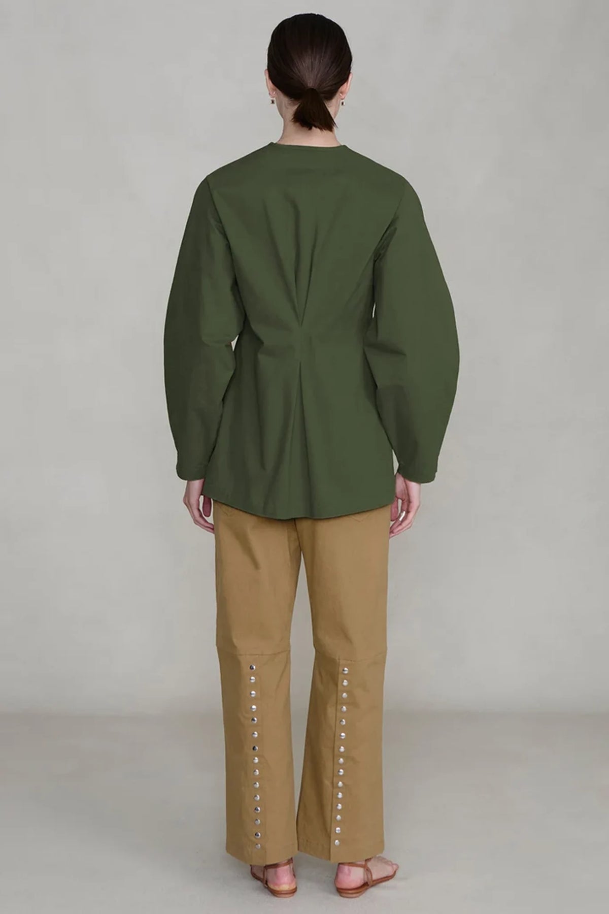 Pinch Waist Snap Jacket Jackets &amp; Coats Chan Luu