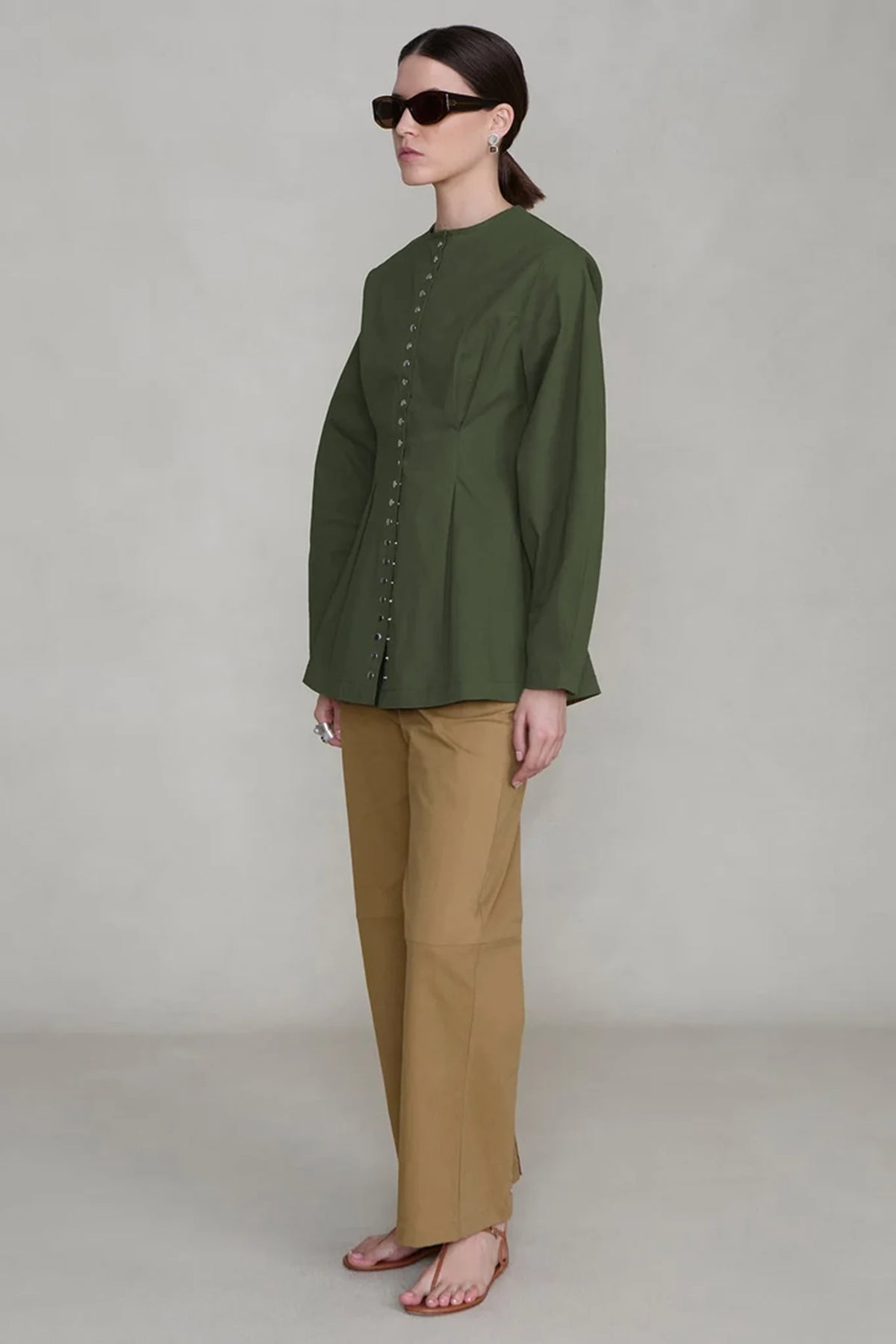 Pinch Waist Snap Jacket Jackets & Coats Chan Luu