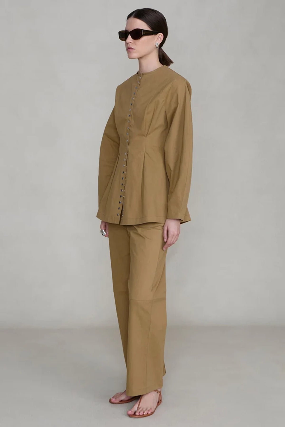 Pinch Waist Snap Jacket Jackets & Coats Chan Luu