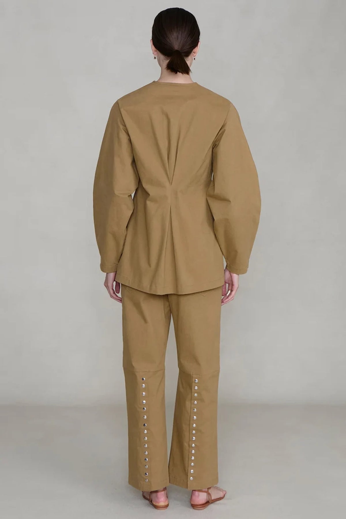 Pinch Waist Snap Jacket Jackets &amp; Coats Chan Luu
