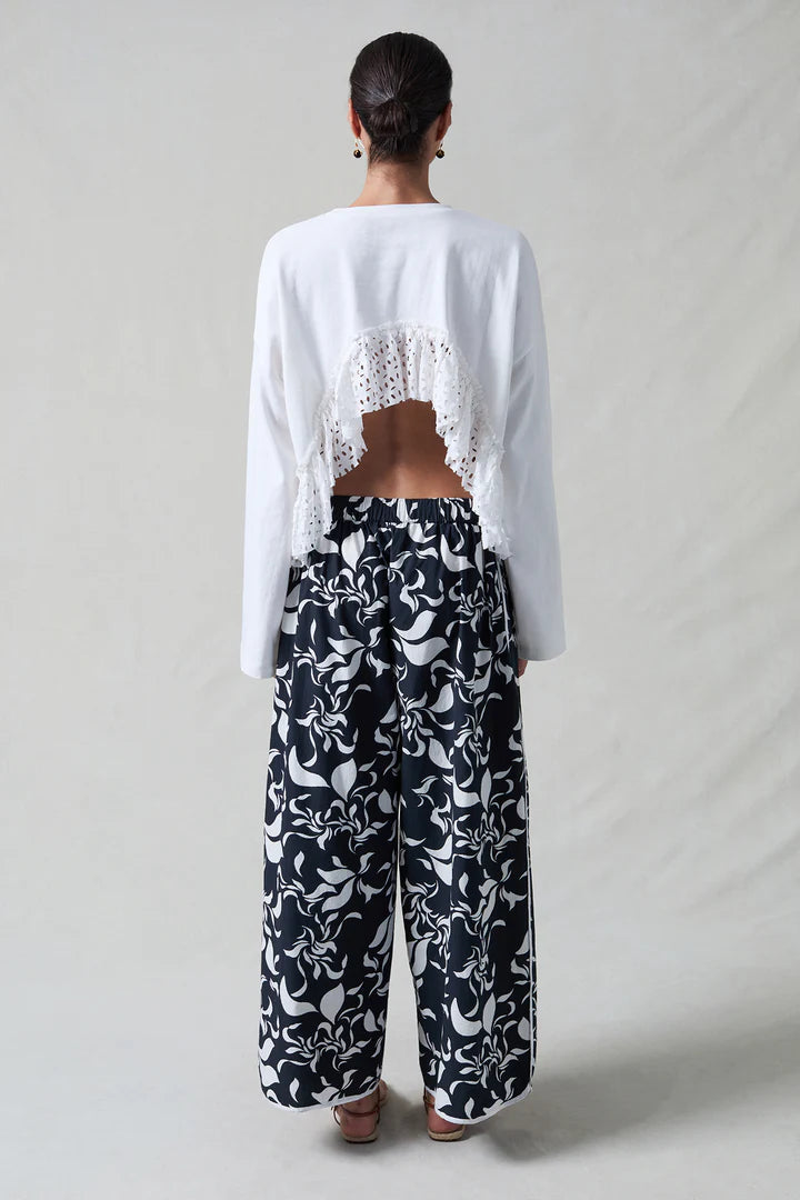 Poplin Track Pant Kona Print Pants Chan Luu