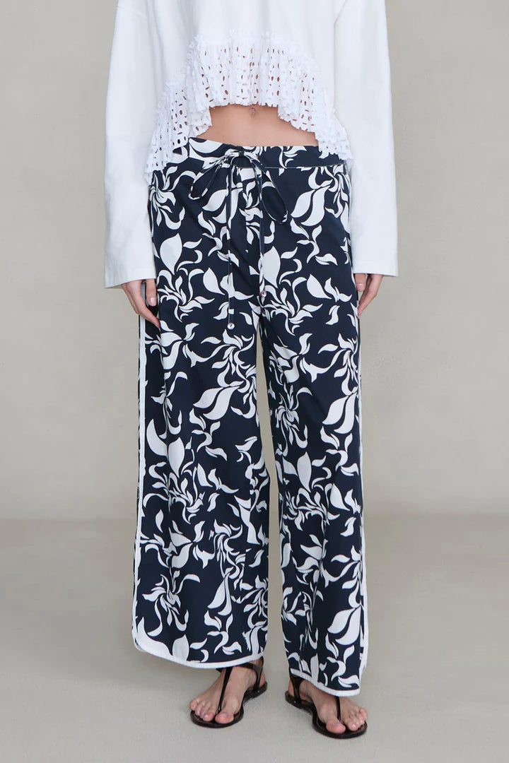Poplin Track Pant Kona Print Pants Chan Luu