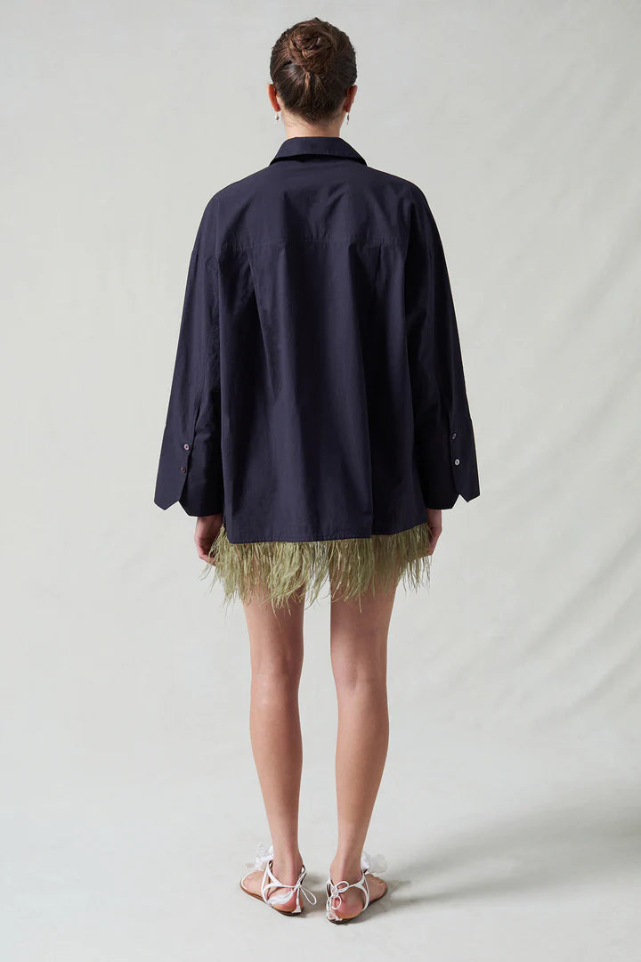 Shoelace Feather LS Shirt Shirts &amp; Tops Chan Luu