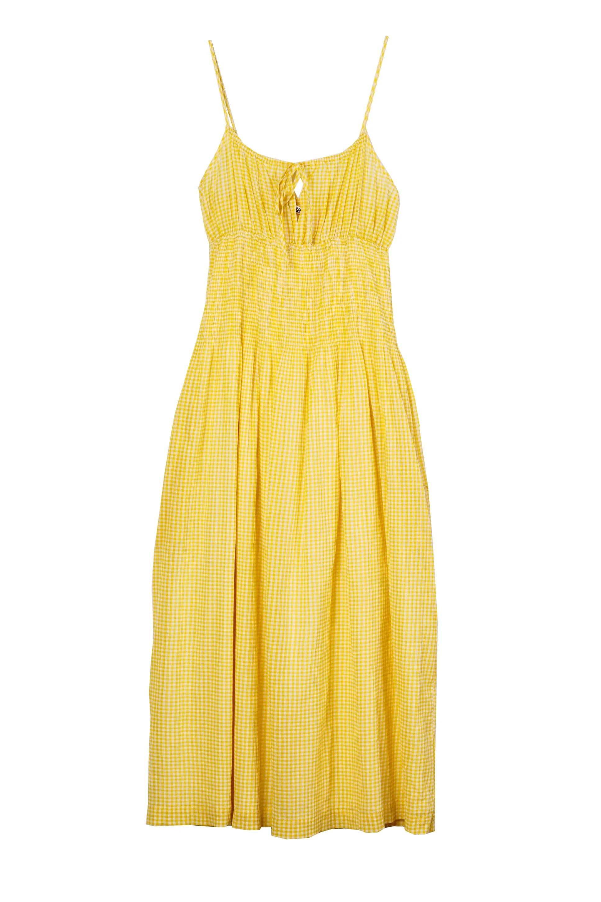 Barbara Gingham Cotton Dress Dresses Ciao Lucia