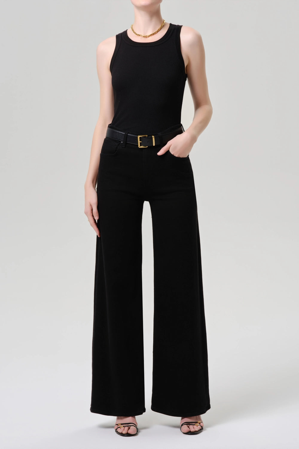 Lyra Long Wide Leg Jean Pants Citizens of Humanity