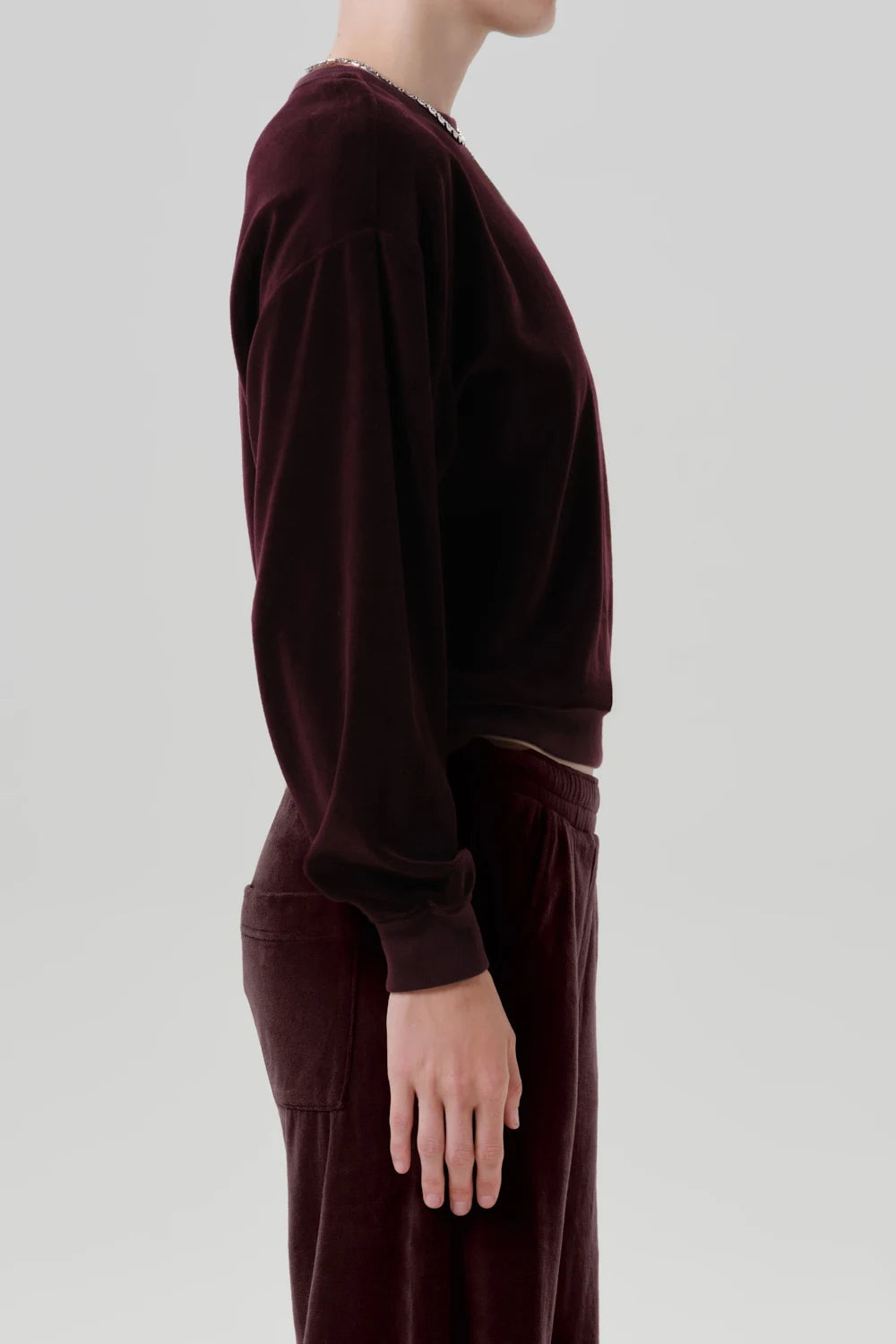 Vintage Velour Crewneck Sweater Sweaters &amp; Knits Citizens of Humanity