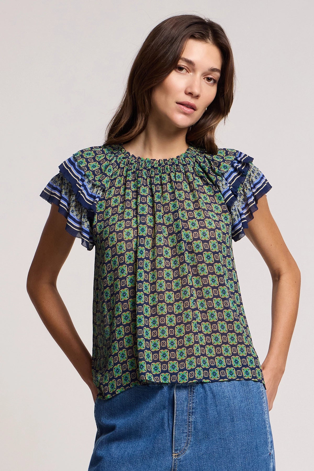 Dahlia Top Shirts &amp; Tops Velvet by Graham &amp; Spencer