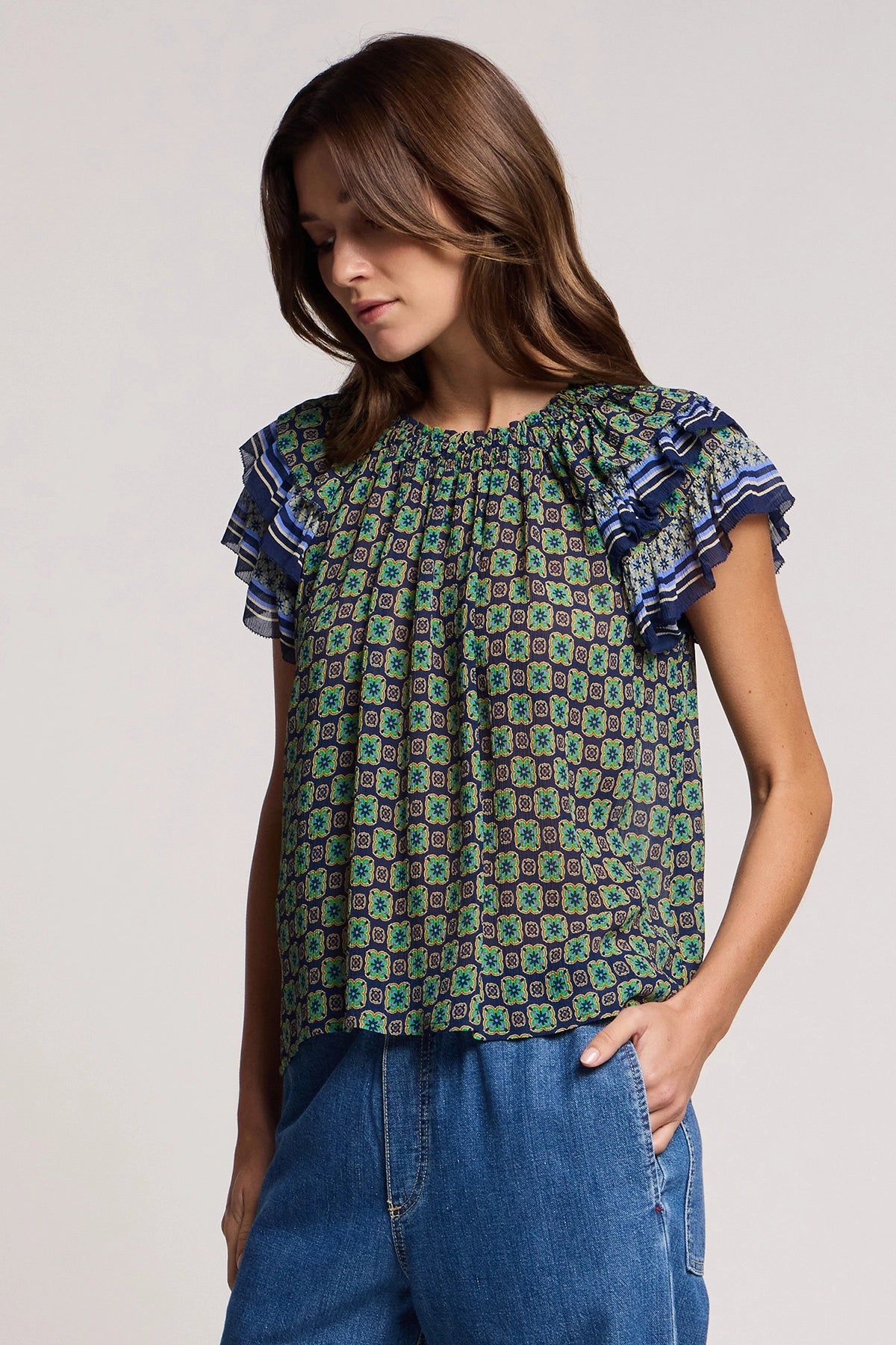 Dahlia Top Shirts &amp; Tops Velvet by Graham &amp; Spencer