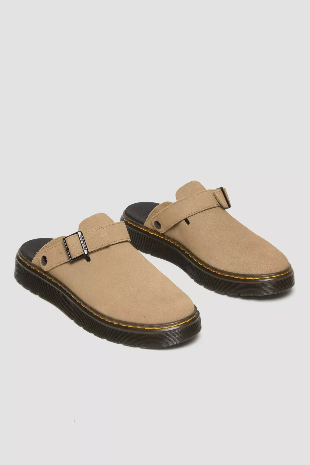 Carlson Suede Casual Slingback Mules – Hill display picture 1