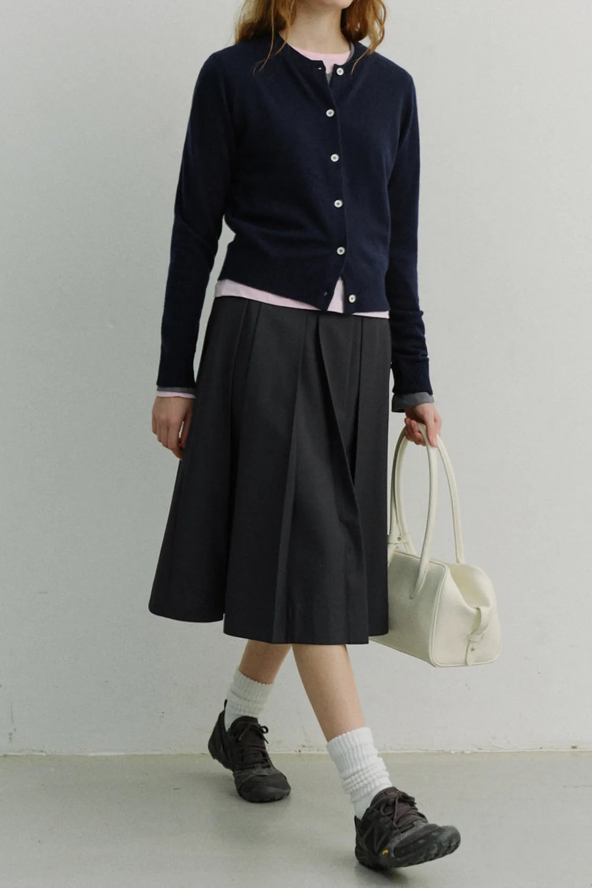 Essential Crewneck Knit Cardigan Sweaters &amp; Knits Dunst