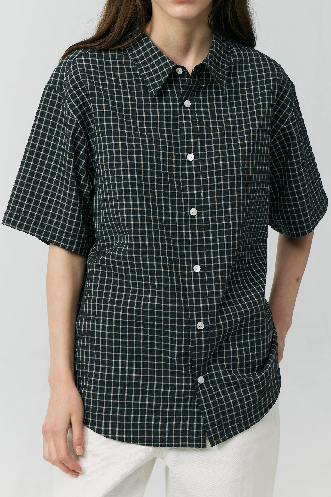 Holiday Short Sleeve Check Shirt Shirts & Tops Dunst