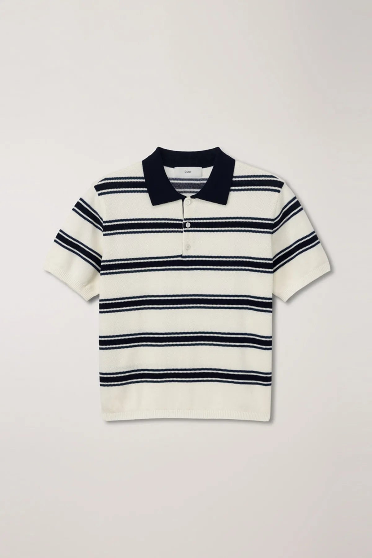 Multi Striped Polo Knit Shirts & Tops Dunst