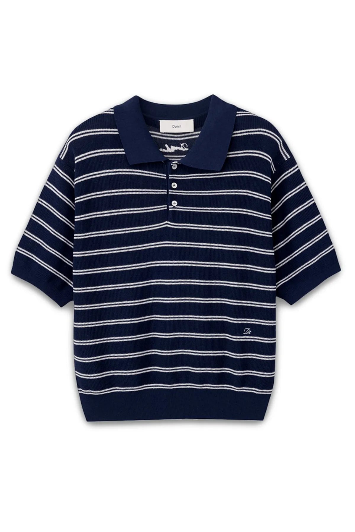 Multi Striped Polo Knit Shirts & Tops Dunst