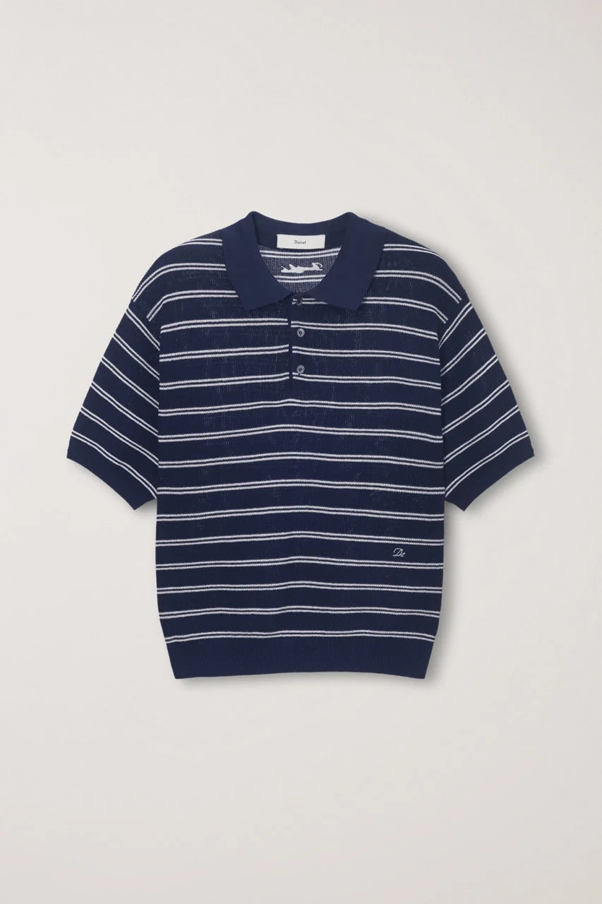 Multi Striped Polo Knit Shirts &amp; Tops Dunst