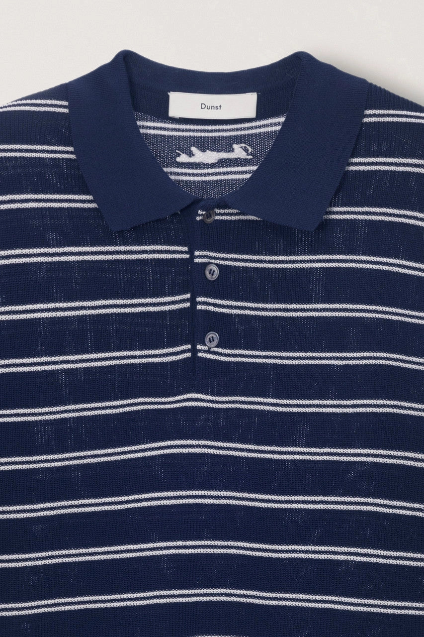Multi Striped Polo Knit Shirts &amp; Tops Dunst