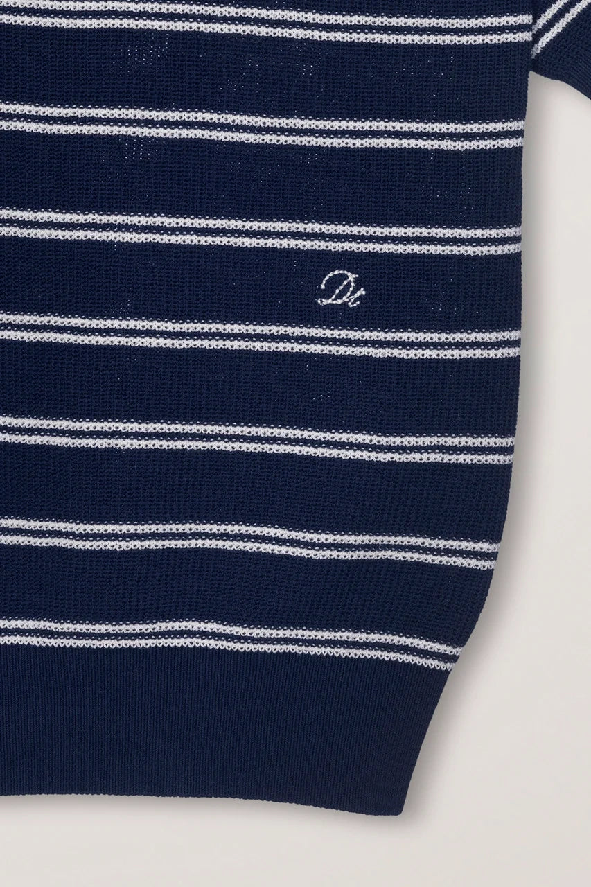 Multi Striped Polo Knit Shirts &amp; Tops Dunst