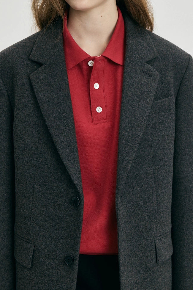 Unisex Classic 2 Button Wool Blazer Jackets &amp; Coats Dunst