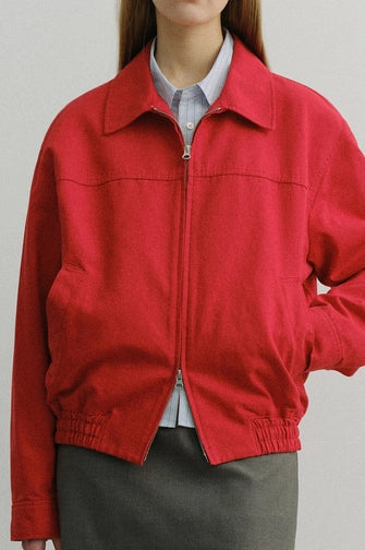 Unisex Collared Blouson Jacket Jackets &amp; Coats Dunst
