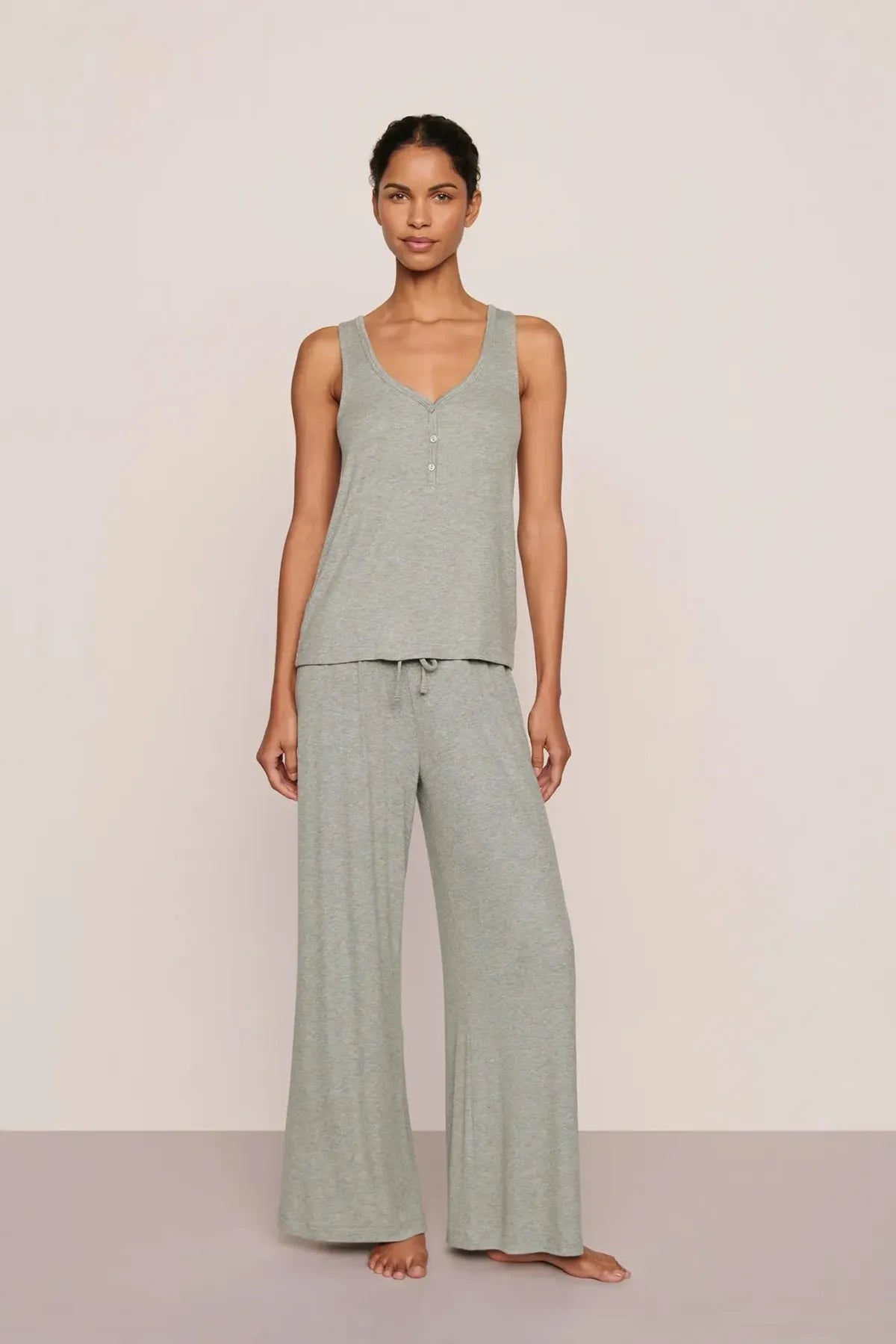 Dream Rib Wide Leg Pant Sleepwear Eberjey