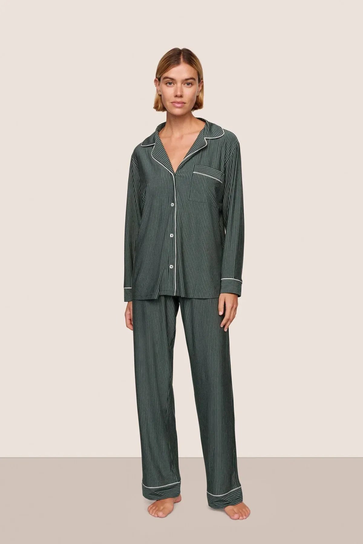 Gisele Printed TENCEL™ Modal Long PJ Set Sleepwear Eberjey