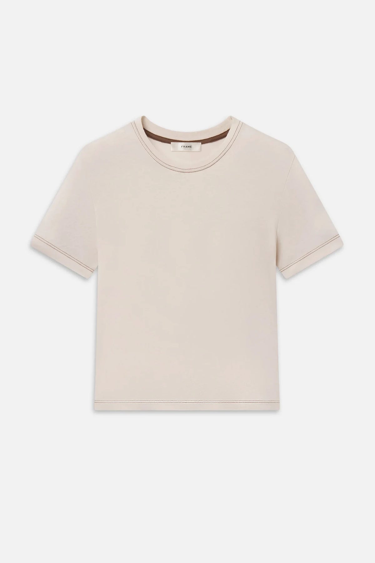 The Contrast Stitch Baby Tee T-Shirts &amp; Tanks Frame