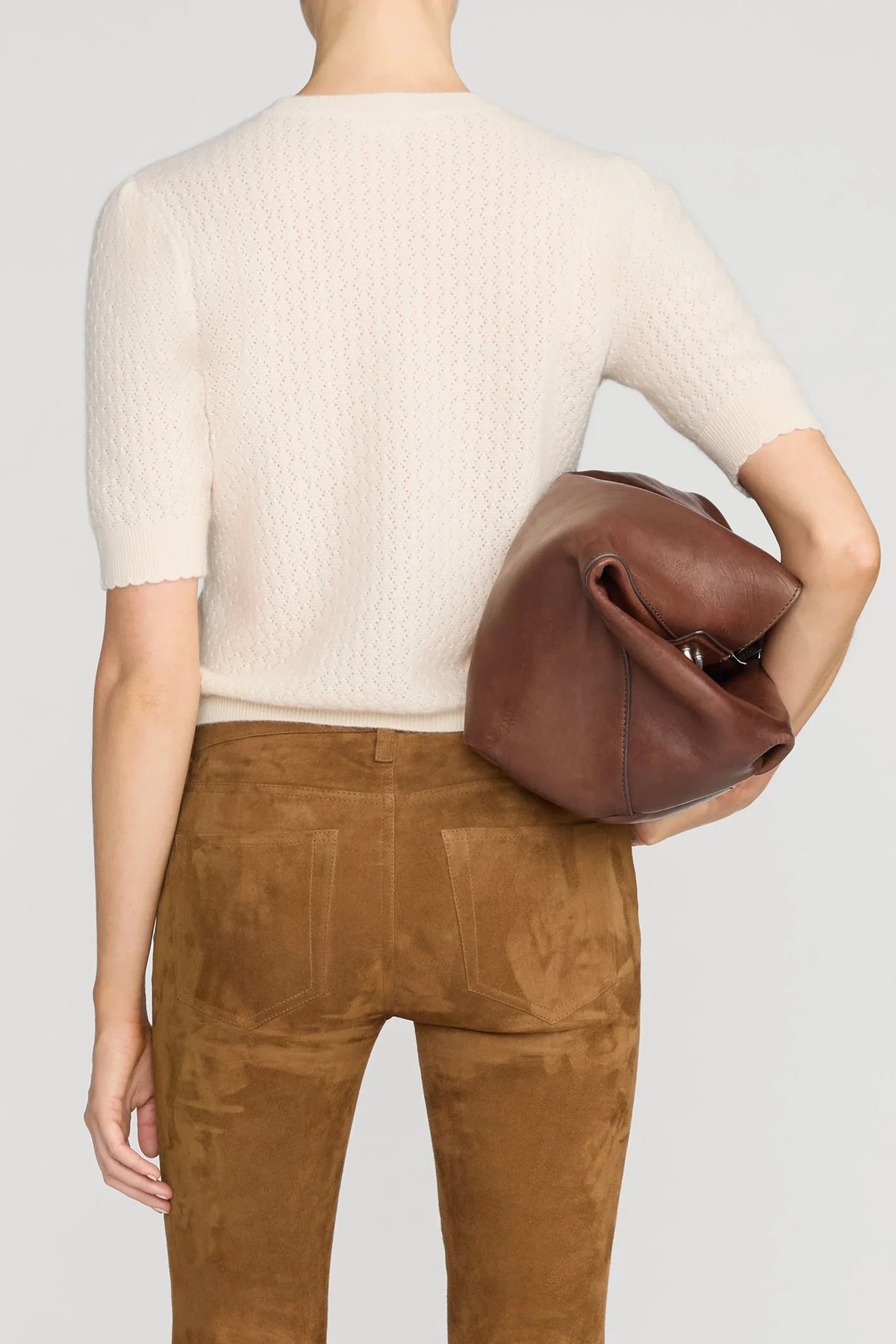 The Gathered Honeycomb Sweater Sweaters &amp; Knits Frame