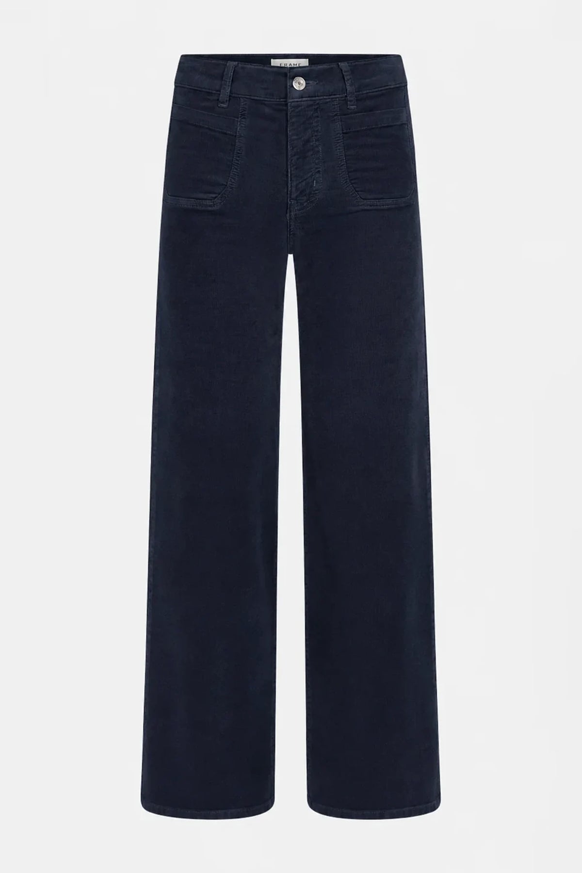 Le Slim Palazzo Modernist Pocket Corduroy Pants Frame