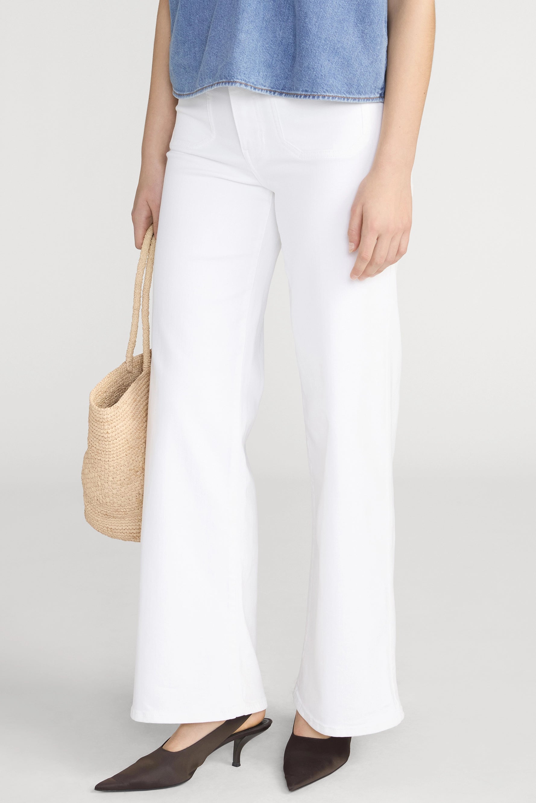Le Slim Palazzo Modernist Pocket Pants FRAME