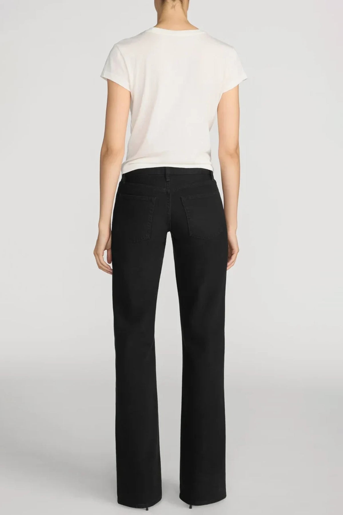 The Pixie Gray Jean Pants Frame