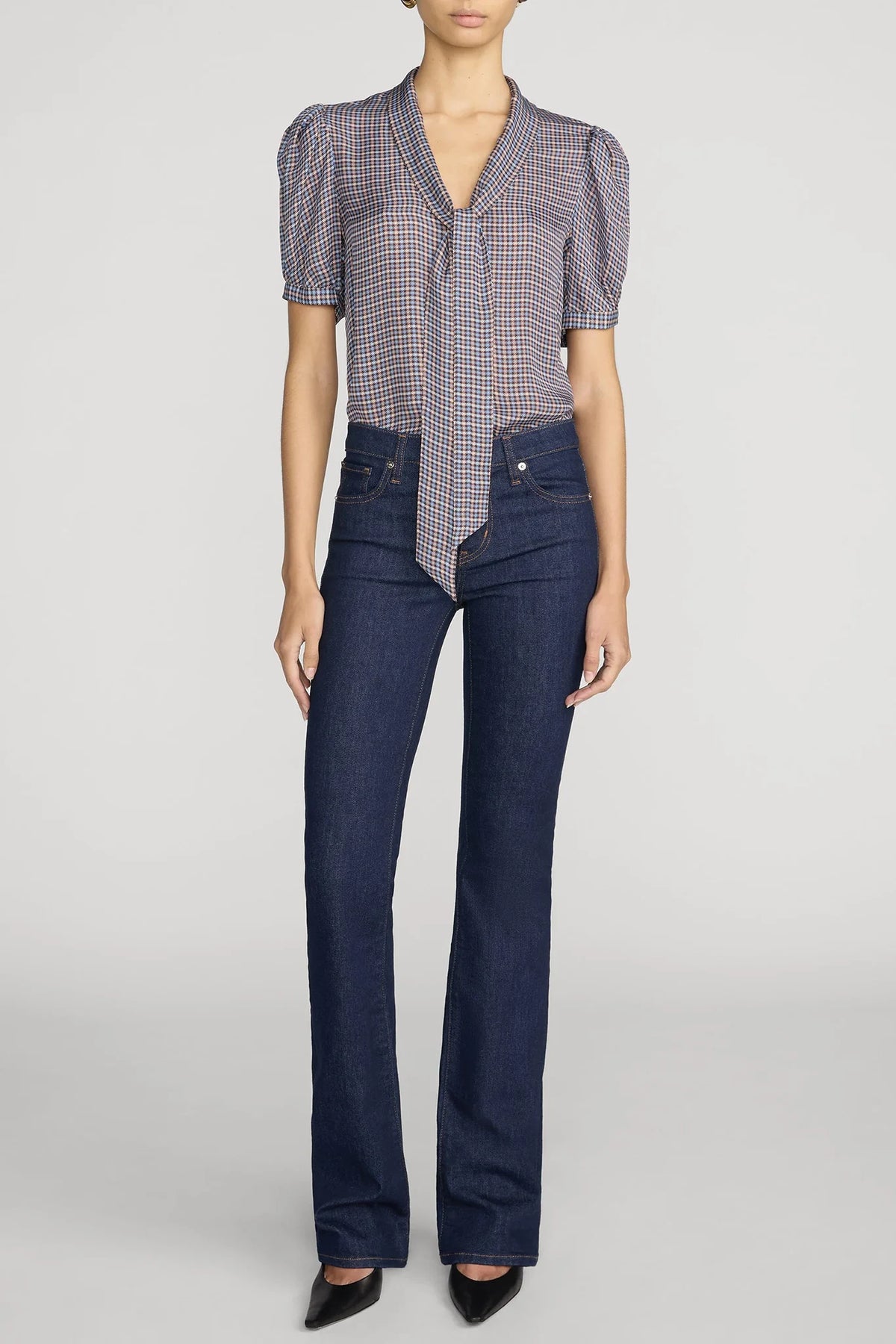 The Sonnet Tie Blouse Shirts &amp; Tops Frame