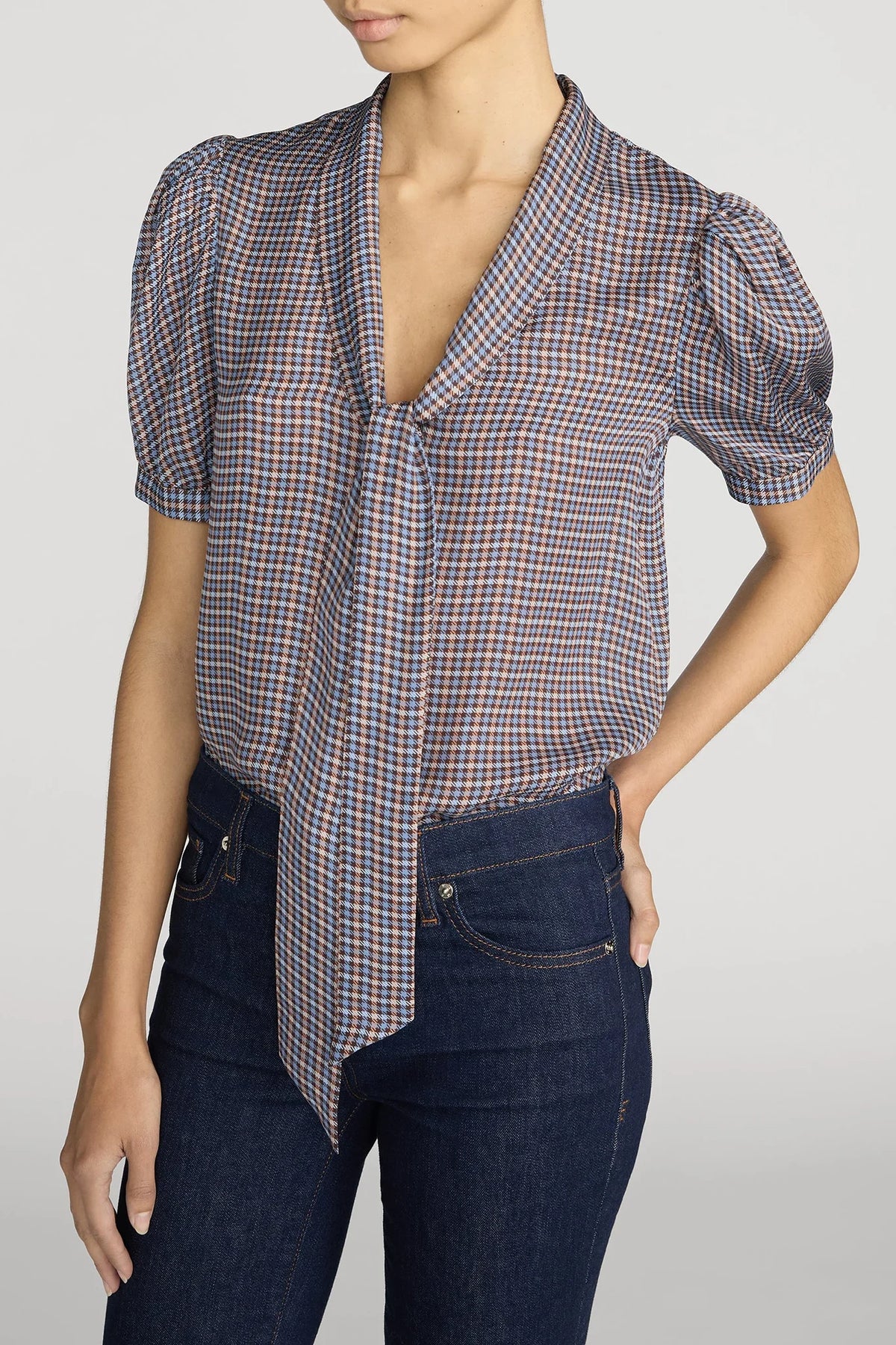 The Sonnet Tie Blouse Shirts &amp; Tops Frame