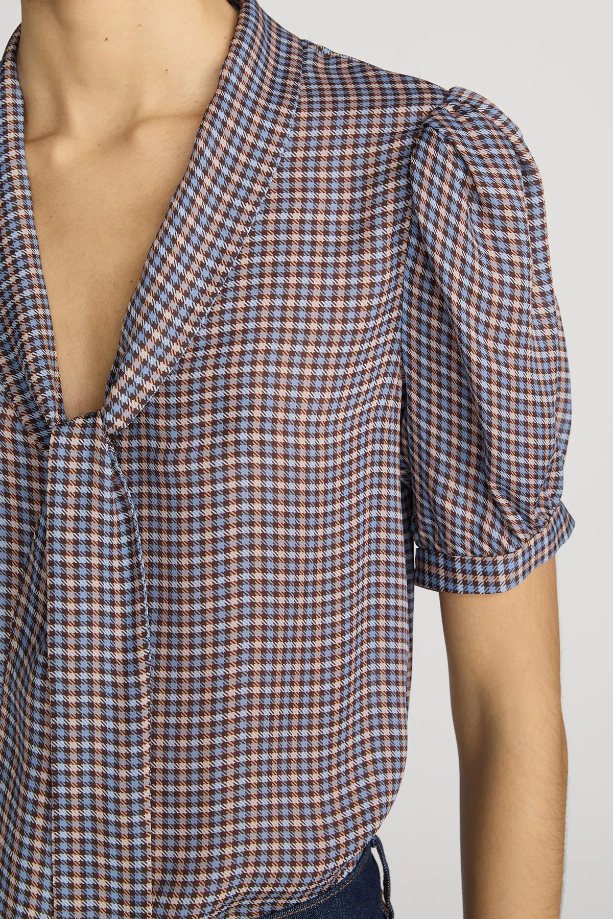 The Sonnet Tie Blouse Shirts &amp; Tops Frame