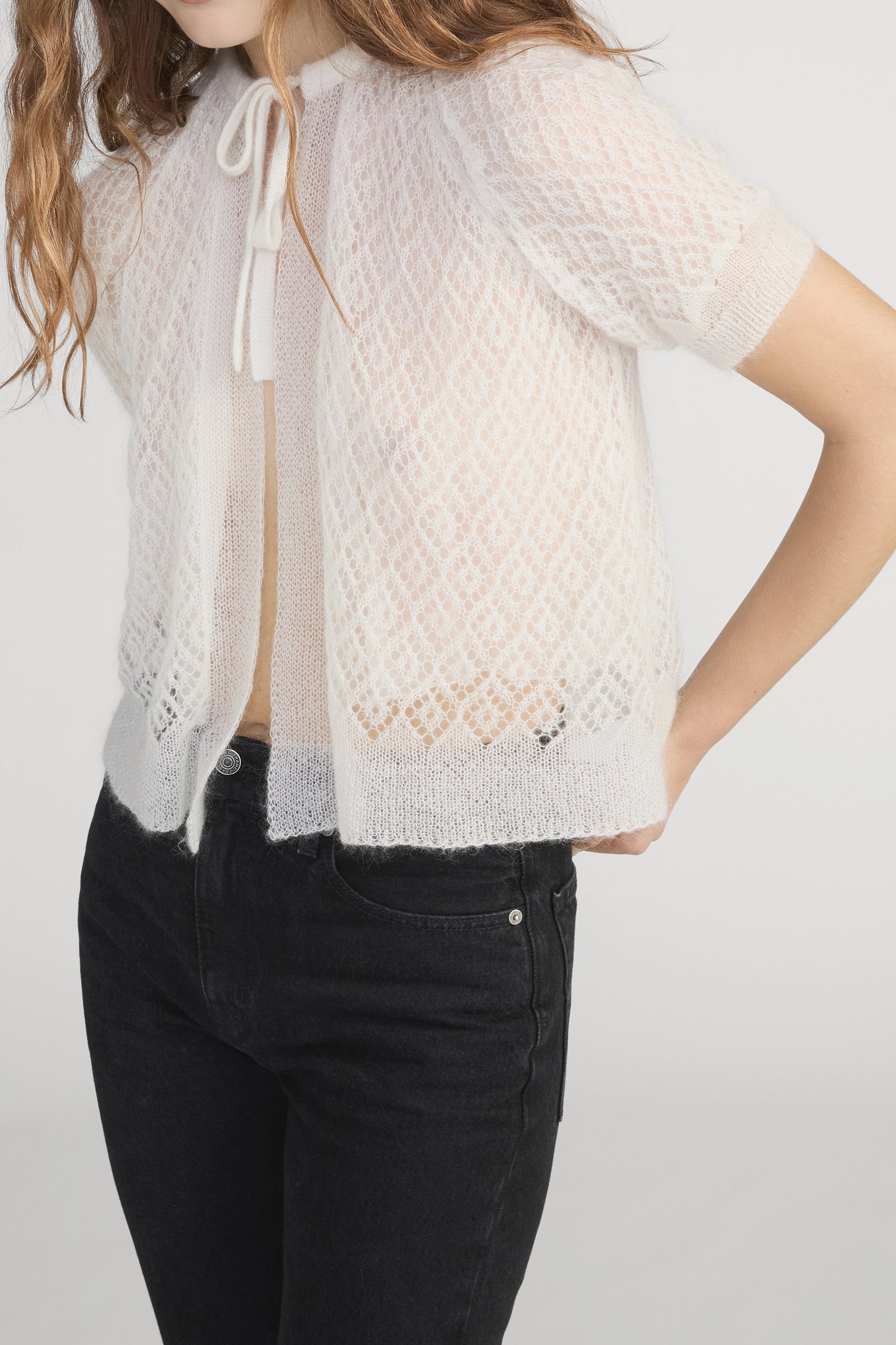 The Delicate Tie Sweater Sweaters & Knits FRAME