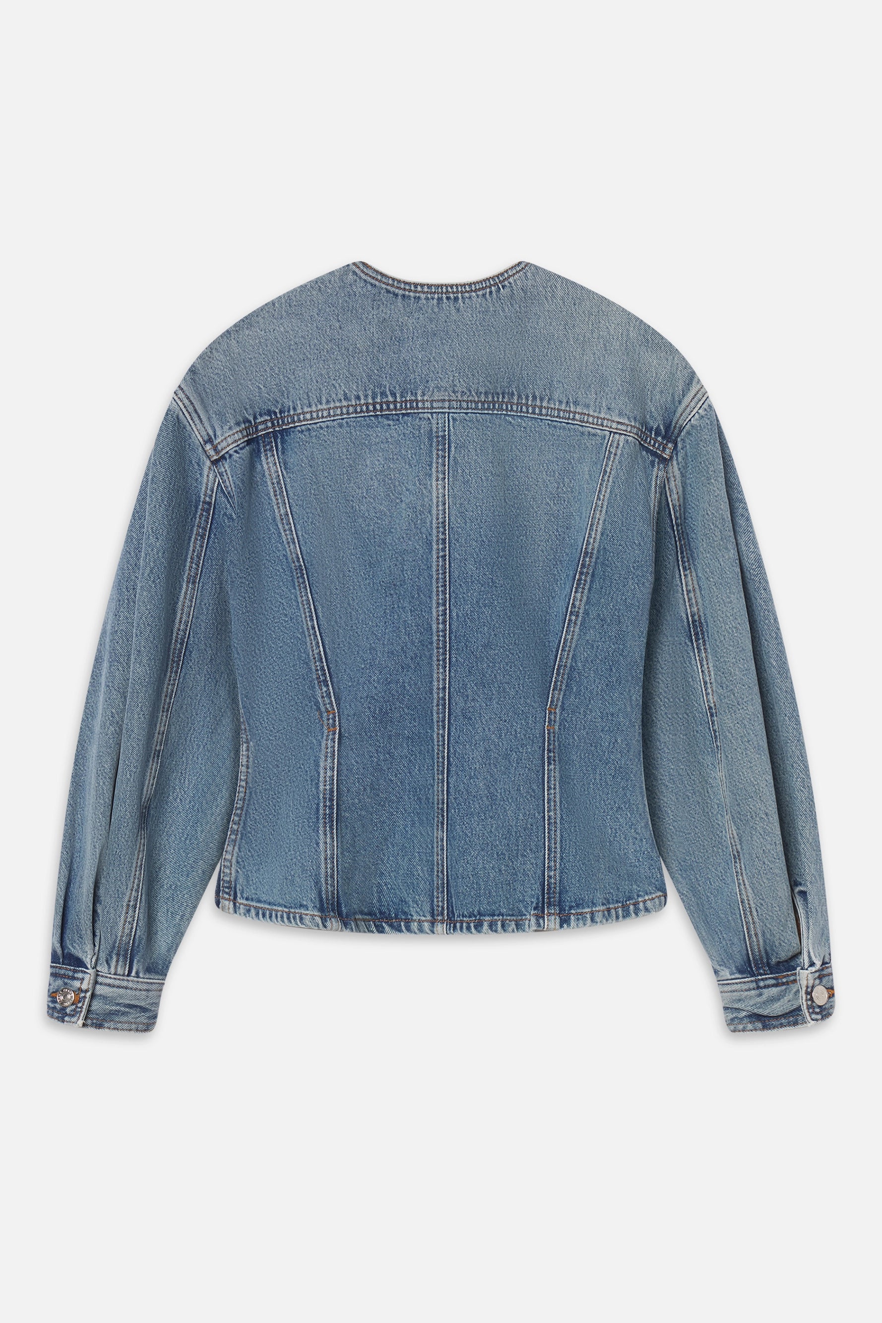 The Nipped Collarless Jacket Jackets &amp; Coats FRAME