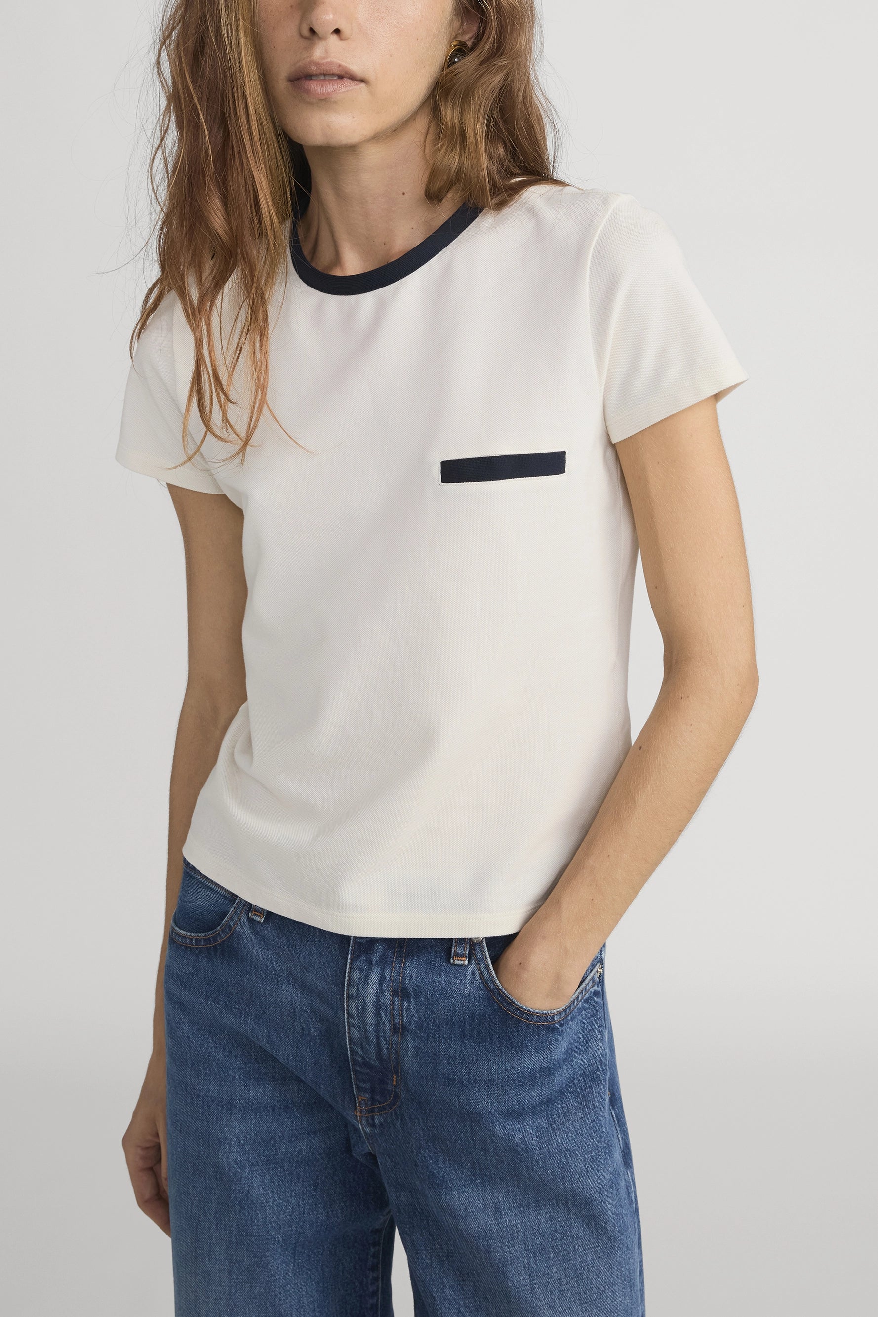 The Pique Baby Tee T-Shirts FRAME