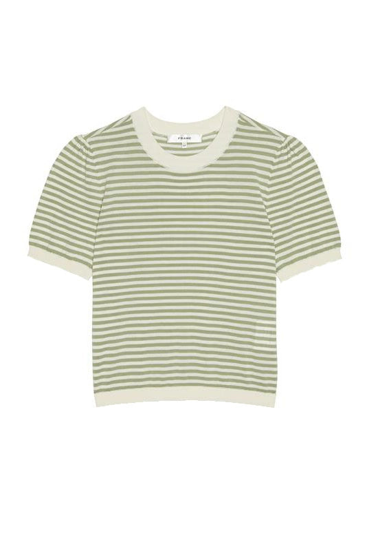 The Striped Gather Sweater Sweaters & Knits FRAME