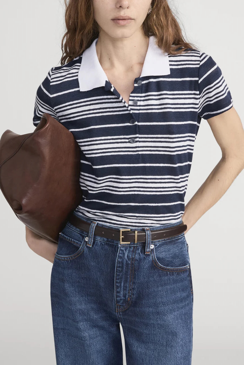 The Striped Polo T-Shirts & Tanks FRAME