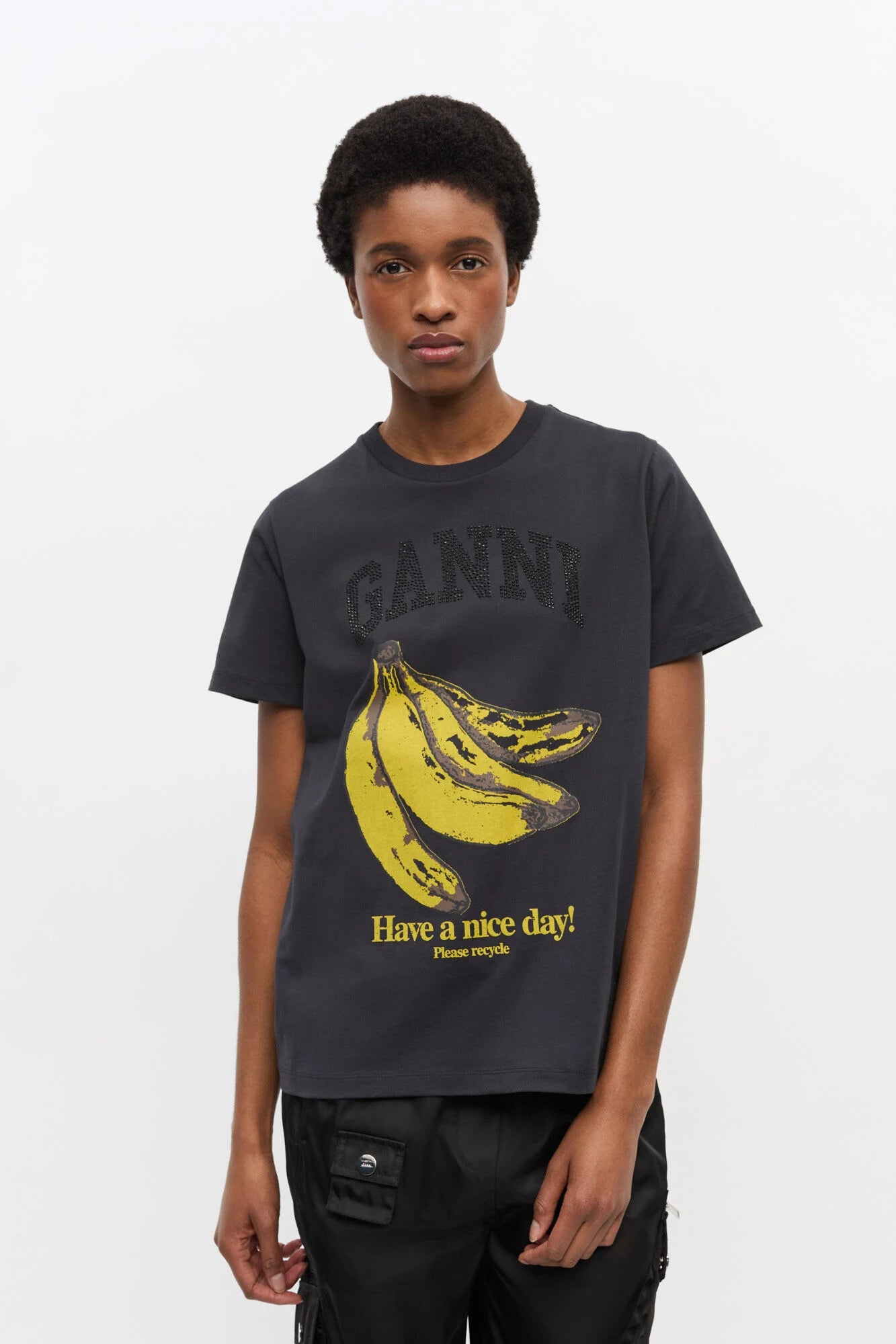 GANNI ロライスフリツストレトレックトラウサ F79986462 520 ganni – Hill's Dry Goods