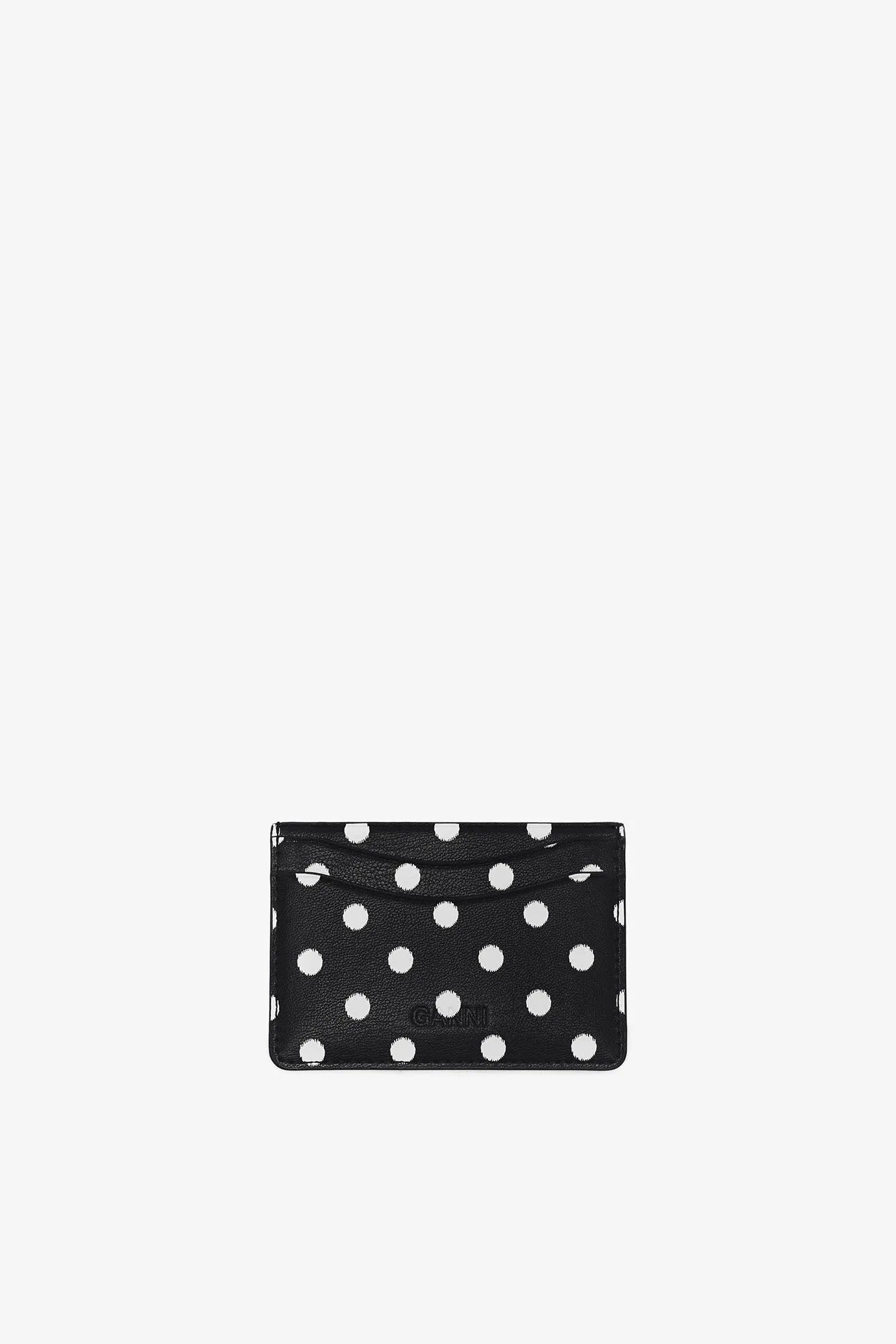 Bou Card Holder with Dots Accessories Ganni