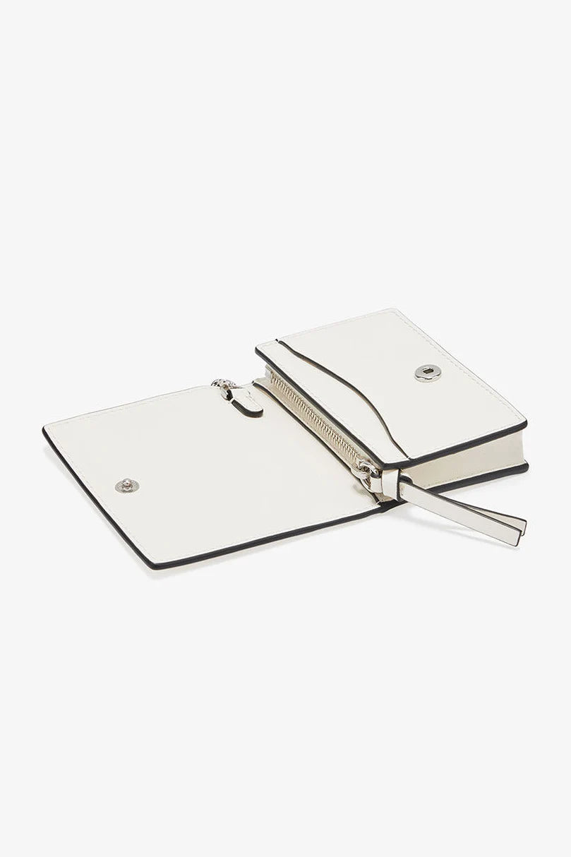 Card Holder With Flap and Cat Accessories Ganni