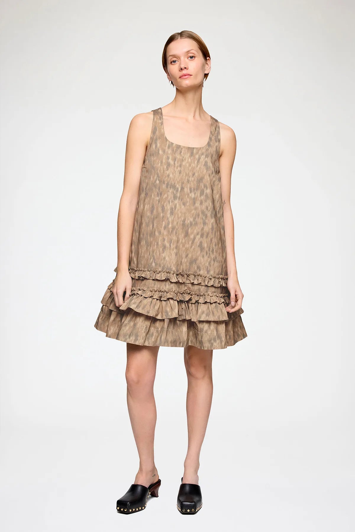 Dress in Printed Cotton Dresses Ganni